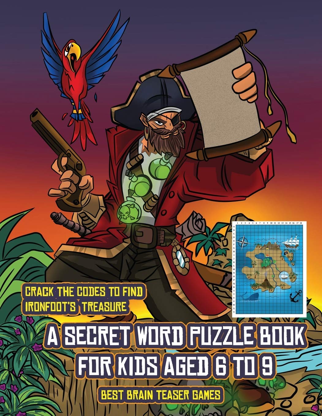 Best Brain Teaser Games (A secret word puzzle book for kids aged 6 to 9): Follow the clues on each page and you will be guided around a map of Captain ... you can choose to receive a fabulous gift. Tiptoi & Games