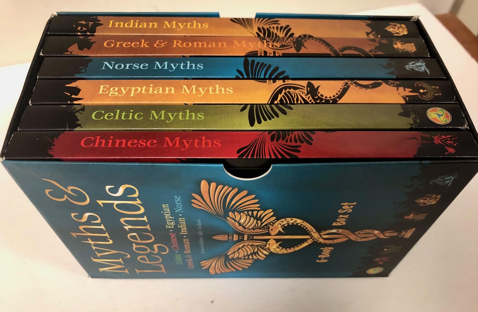 Myths & Legends: Celtic, Chinese, Egyptian, Greek & Roman, Indian and Norse. 6-Book boxed set. Books
