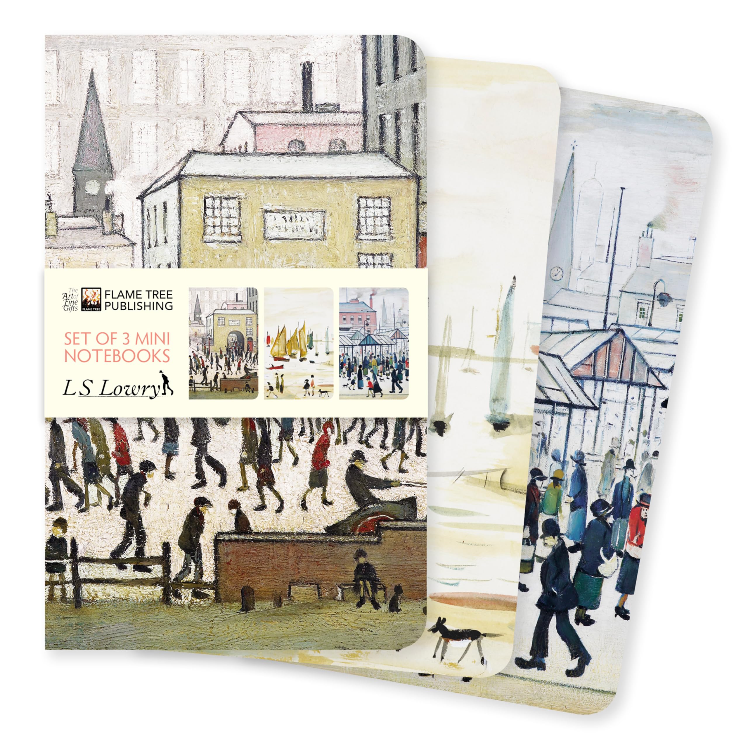 L.S. Lowry Mini Notebook Collection (Mini Notebook Collections): Unser beliebten Mini-Notizbücher im 3er-Pack mit flexiblen, künstlerisch gestalteten ... des Künstlers (Mini-Notizbücher (3er-Pack)) Media & Communication