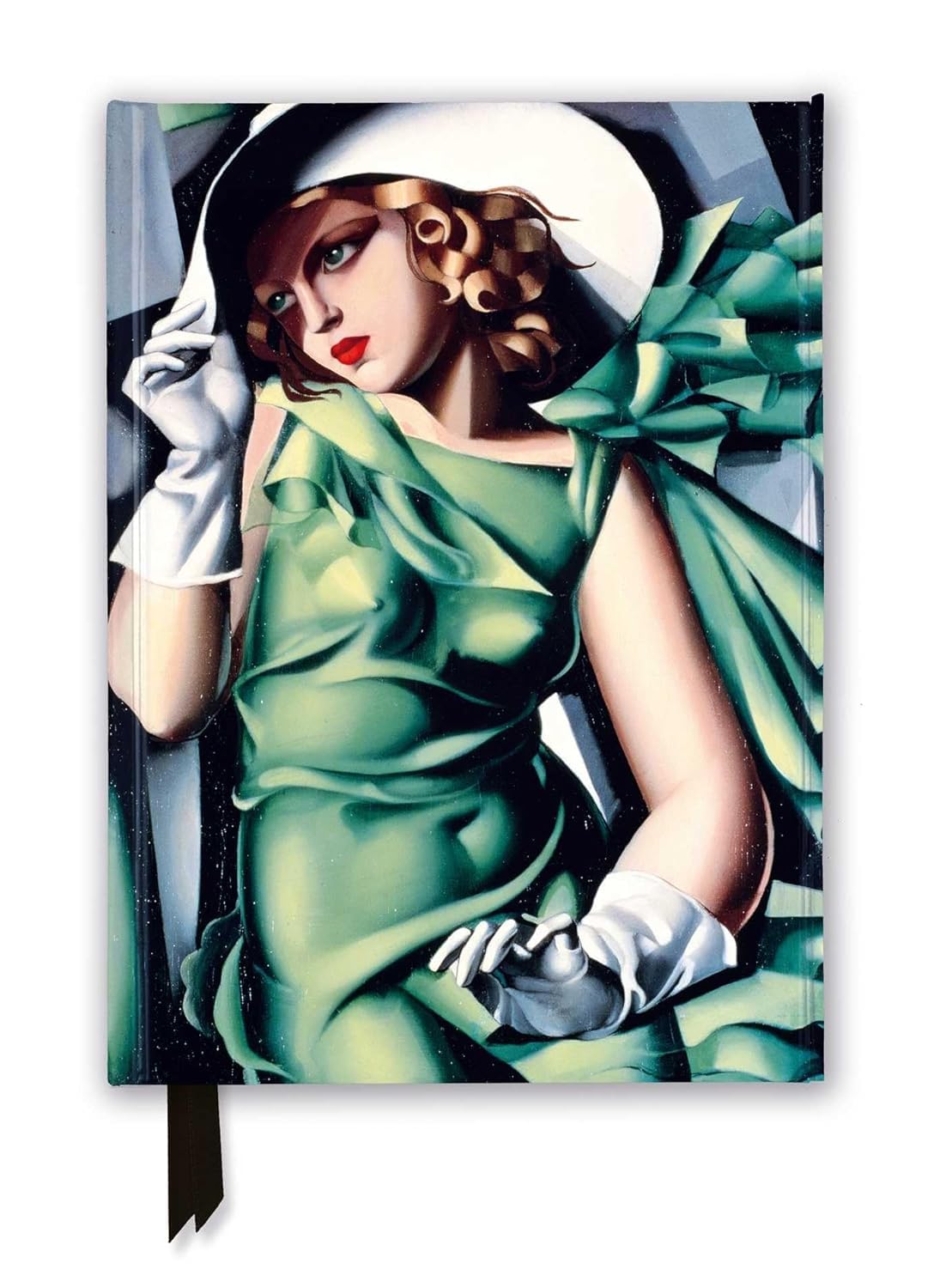 Tamara De Lempicka: Young Lady With Gloves, 1930 Foiled Journal (Flame Tree Notebooks): Unser hochwertiges, liniertes Blankbook mit festem, ... Notizbuch DIN A 5 mit Magnetverschluss) Business, Finance & Career