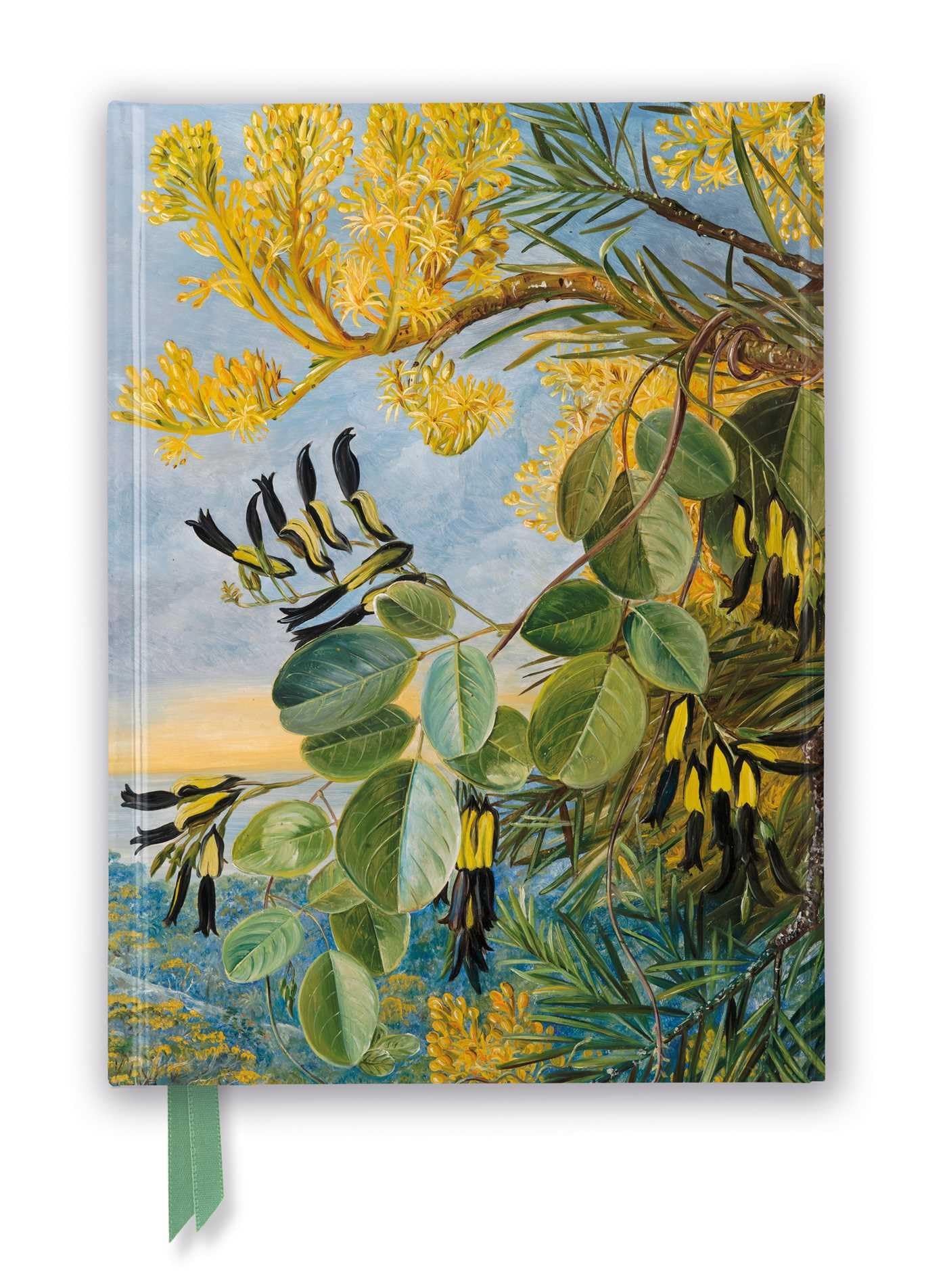 Kew - Marianne North - Flowers of the Flame-tree and Yellow and Black Twiner, West Australia Foiled Journal (Flame Tree Notebooks): Unser ... Notizbuch DIN A 5 mit Magnetverschluss) Media & Communication