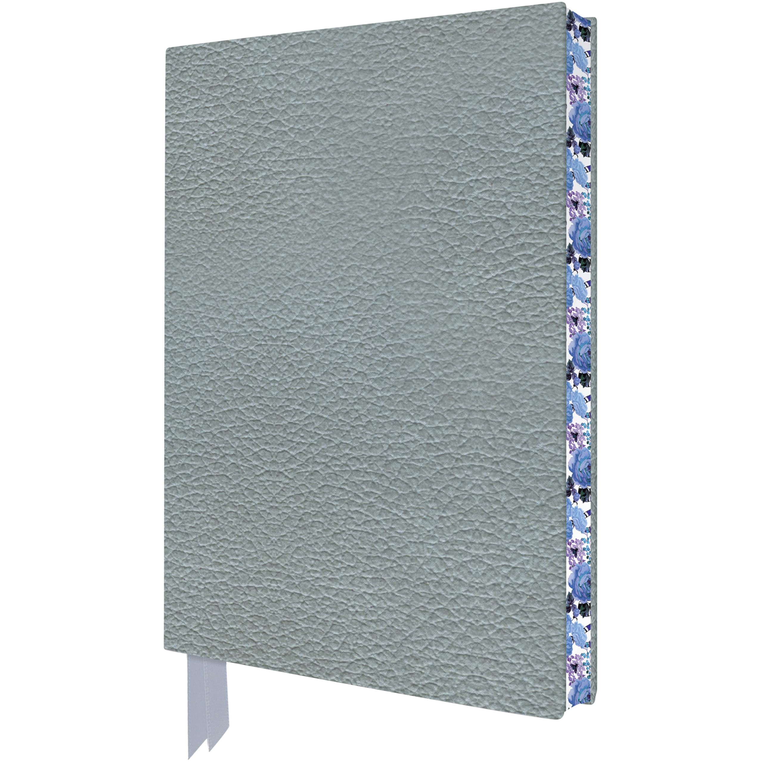 Exquisit Notizbuch DIN A6: Farbe Grau: Unser hochwertiges, liniertes Blankbook mit Softcovereinband aus Kunstleder und farbigem, künstlerisch gestaltetem Buchschnitt Business, Finance & Career