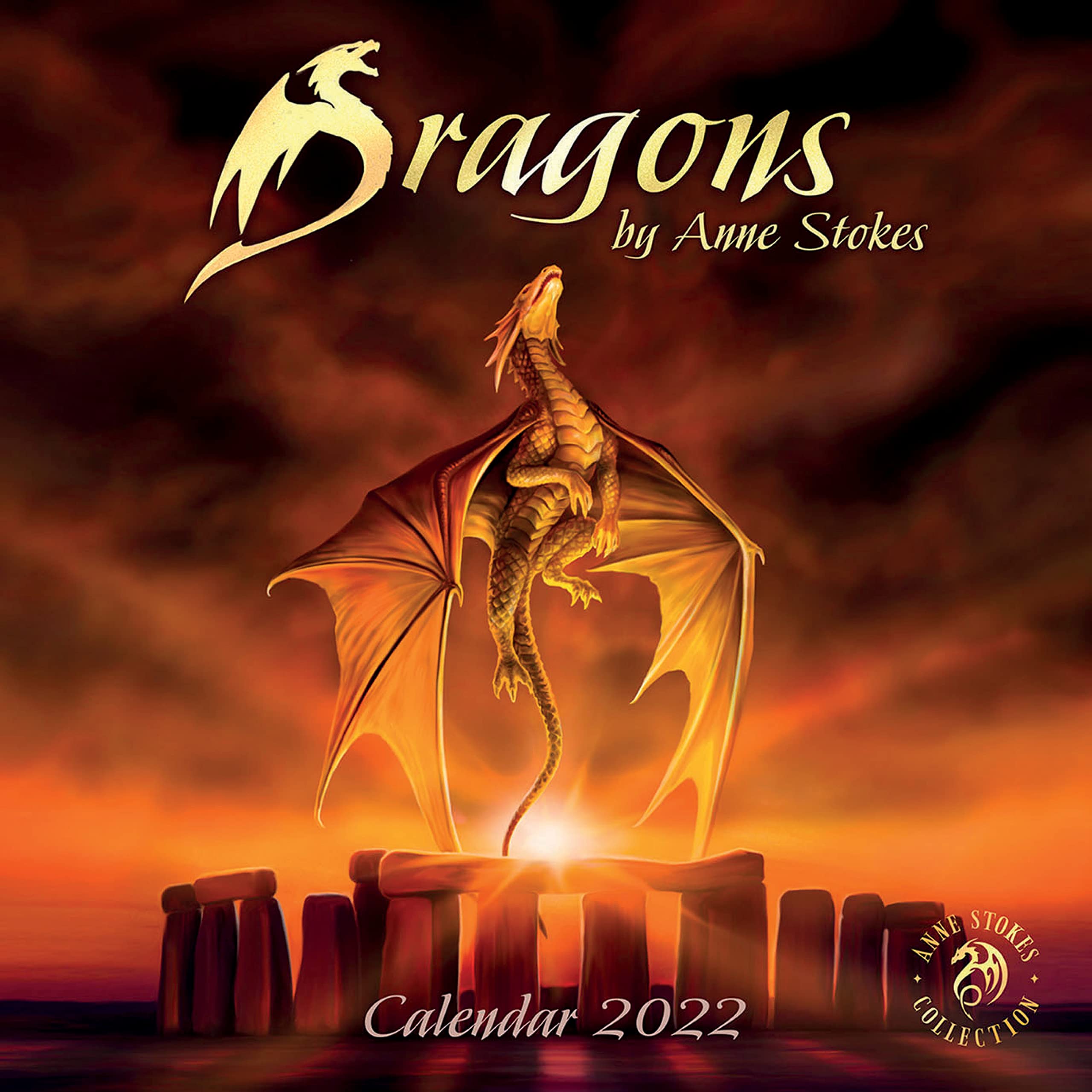 Dragons by Anne Stokes - Drachen von Anne Stokes 2022: Original Flame Tree Publishing-Kalender (Wall-Kalender) Historical Fiction