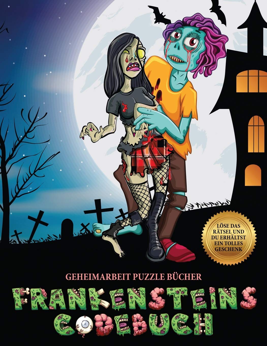 Geheimarbeit Puzzle Bücher (Frankensteins Codebuch): Jason Frankenstein sucht seine Freundin Melisa. Hilf Jason anhand der mitgelieferten Karte, die ... überwinden, um Melisa schließlich zu finden. Tiptoi & Games