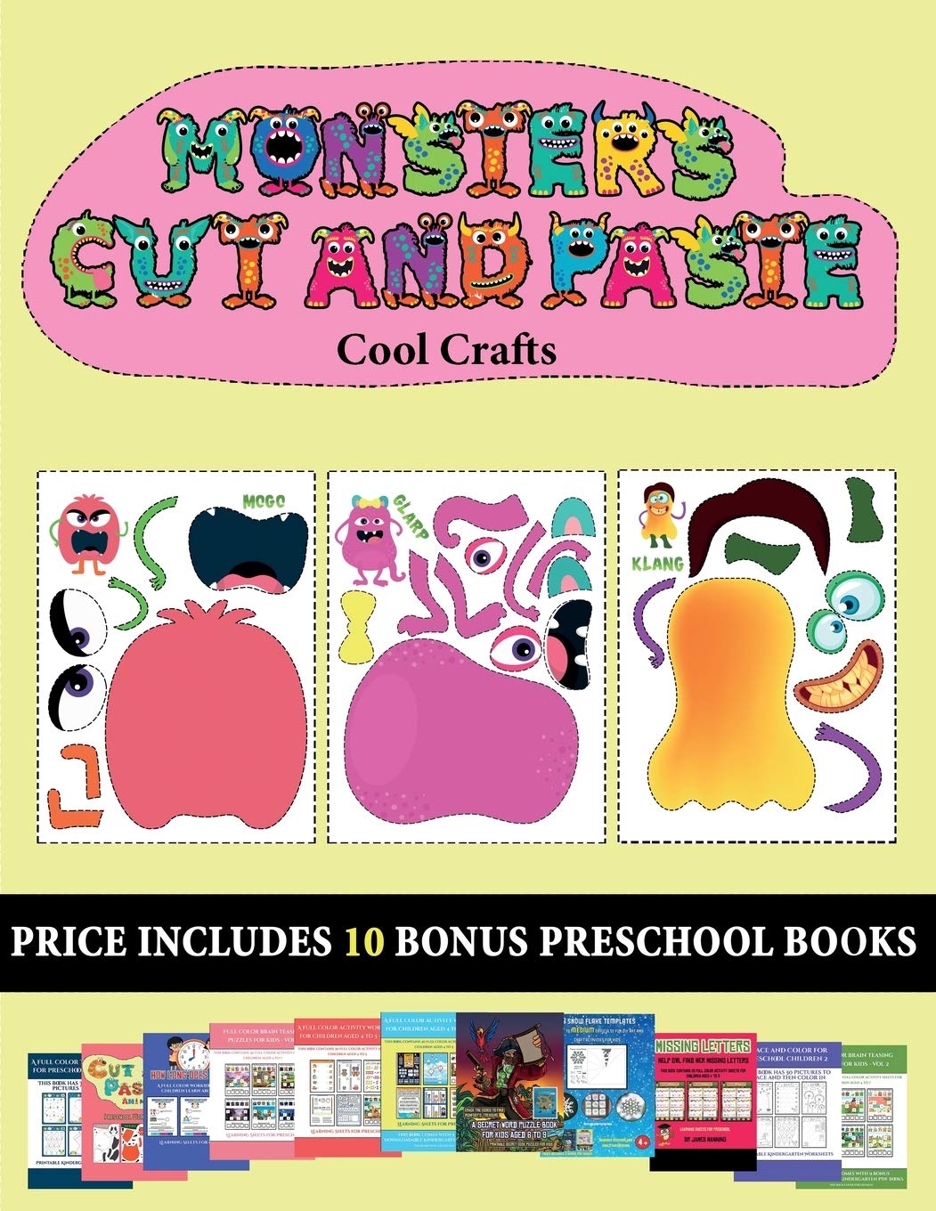 Cool Crafts (20 full-color kindergarten cut and paste activity sheets - Monsters): This book comes with collection of downloadable PDF books that will ... control, develop visuo-spatial skills, and t Tiptoi & Games