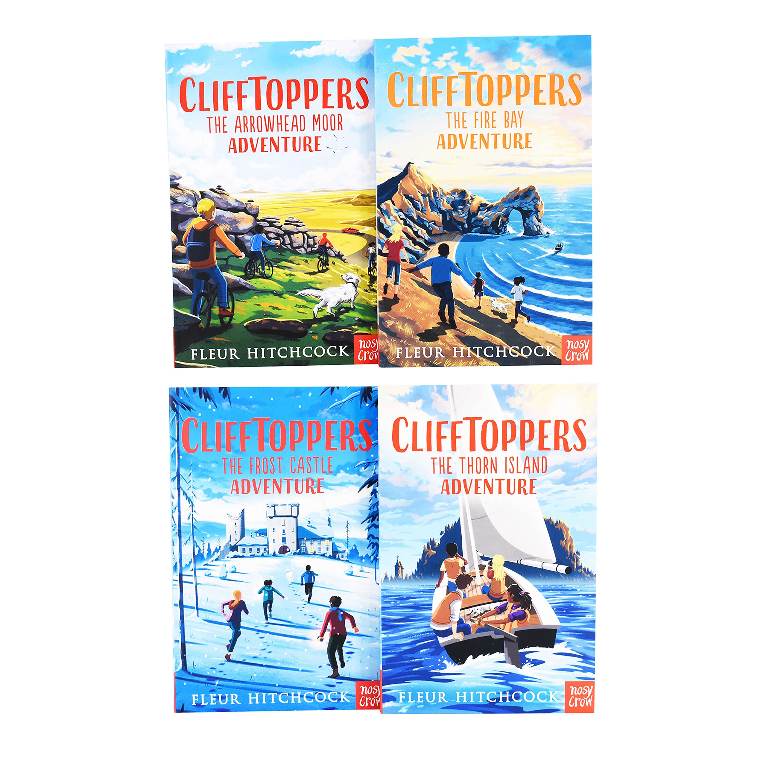 Clifftoppers Adventure 4 Books Colelction (The Arrowhead Moor Adventure, The Fire Bay Adventure, The Thorn Island Adventure & The Frost Castle Adventure) Books
