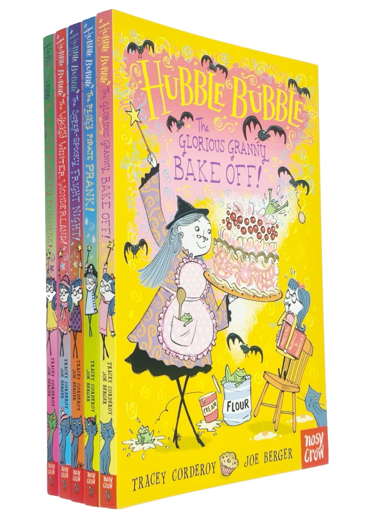 Hubble Bubble Series 5-Büchersammlung von Tracey Corderoy und Joe Berger (The Messy Monkey Business, The Glorious Granny Bake Off!, The Pesky Pirate Prank und mehr) Detective & CSI