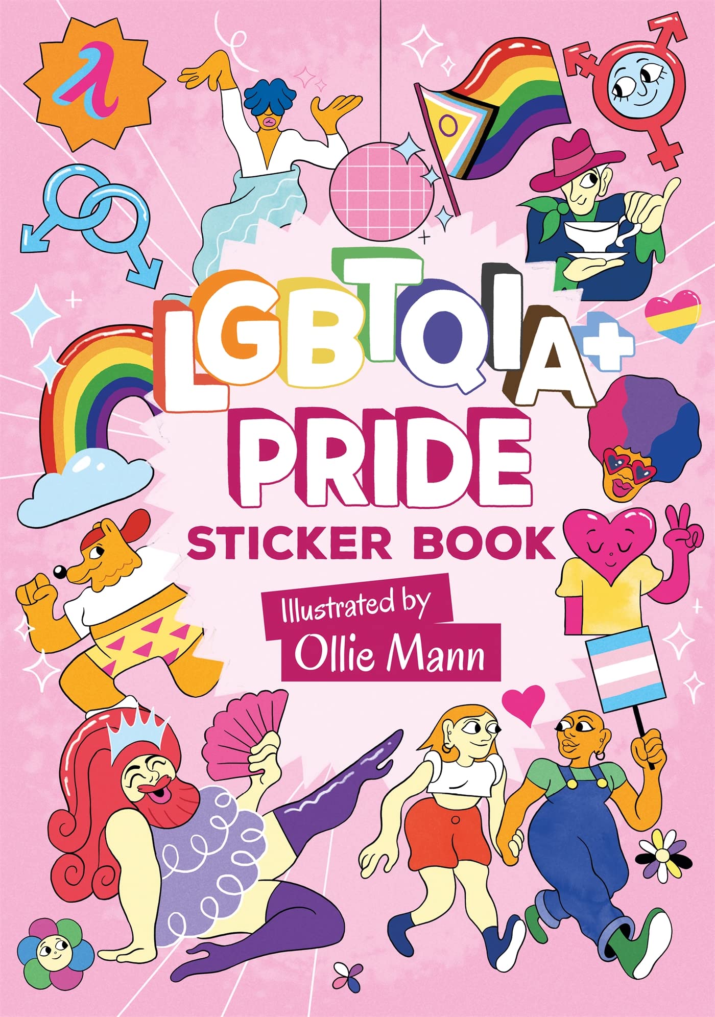 Lgbtqia+ Pride Sticker Book book