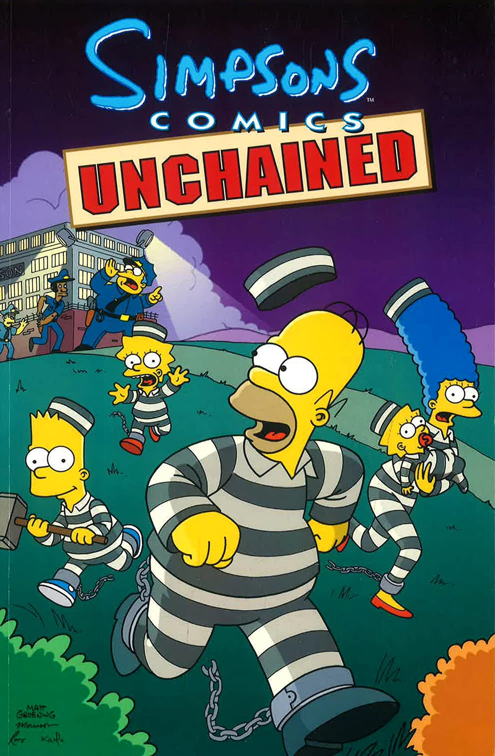 Simpsons Comics Unchained Humour & Satire