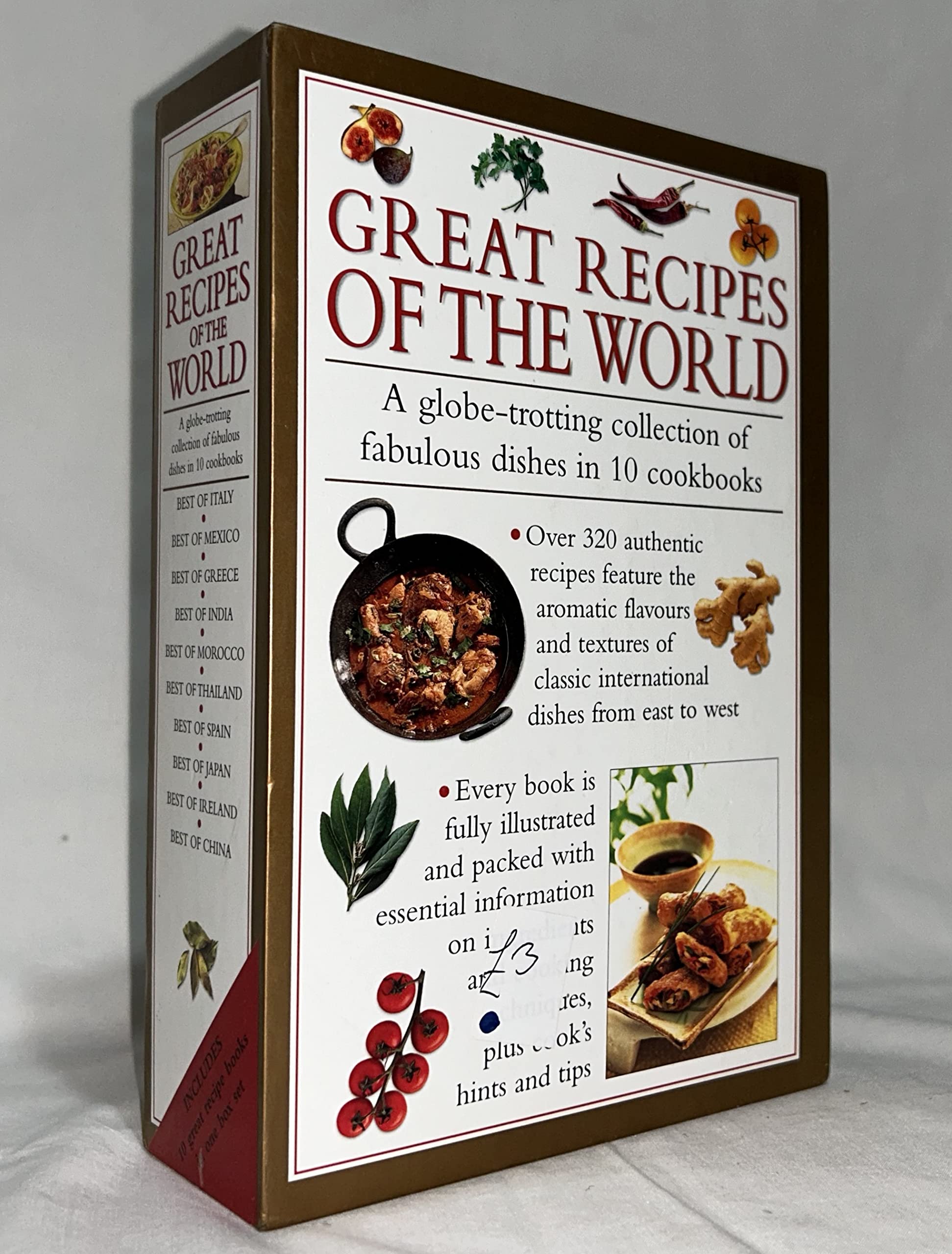 Great Recipes of the World: A Globe-Trotting Collection of Fabulous Dishes in 10 Cookbooks Books