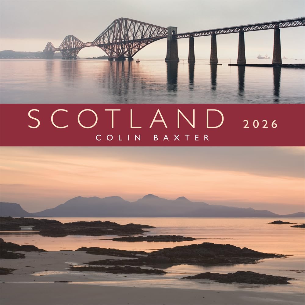 2026 Scotland Calendar: Scotland Square – Wall Calendar – Month to View – 12 Months Books