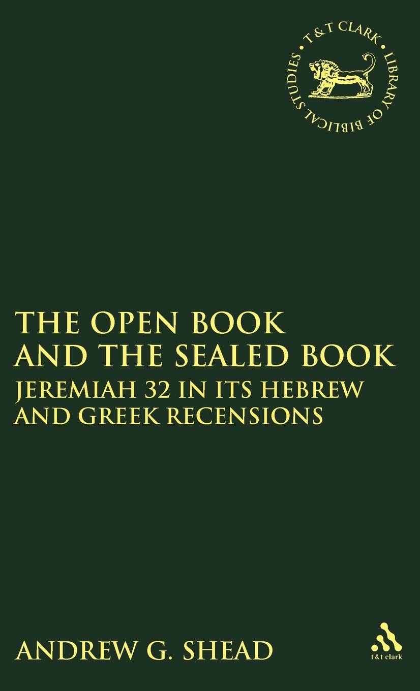 The Open Book and the Sealed Book Religion & Esotericism