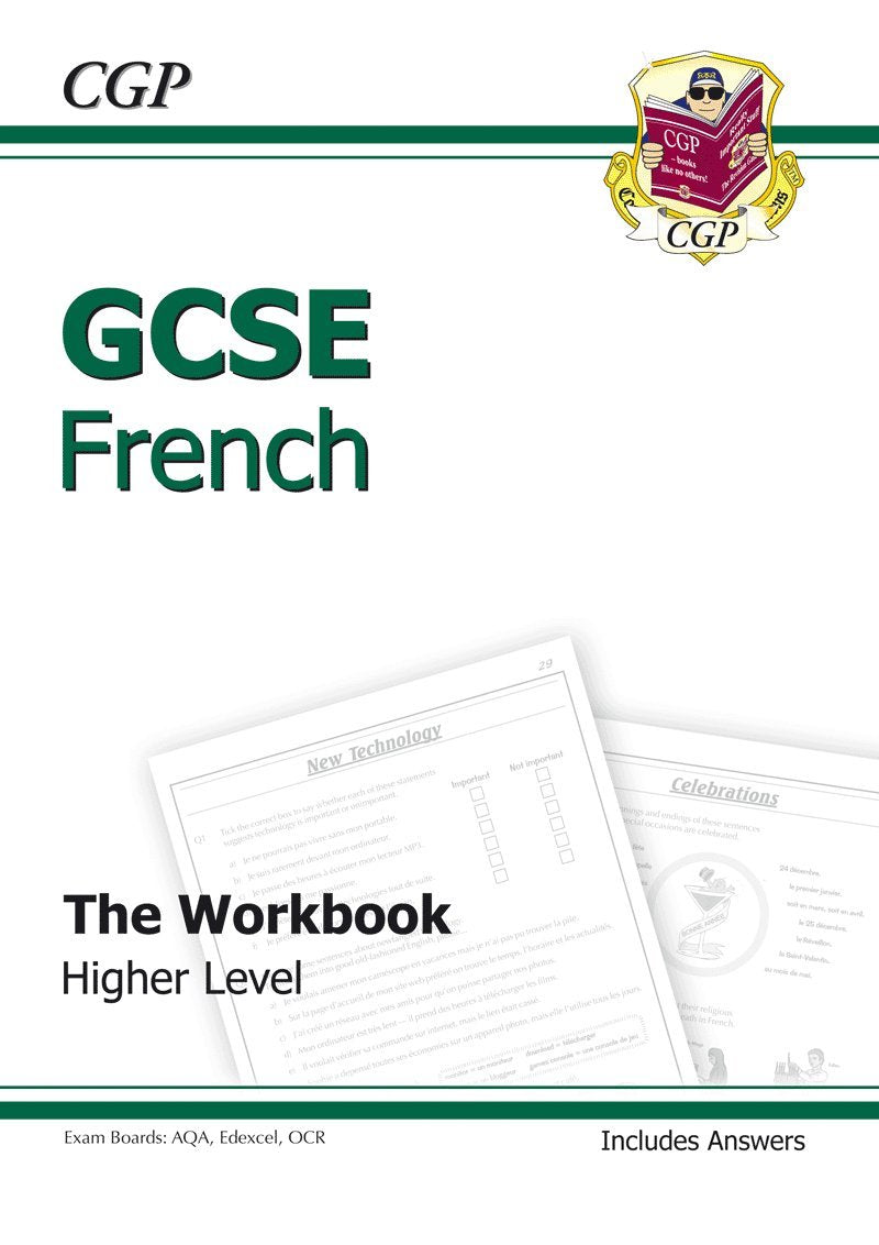 GCSE French Workbook (including Answers) Higher (A*-G course) Professional & Reference Books