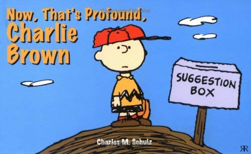 Now, That's Profound, Charlie Brown (Peanuts black & white landscapes) Manga