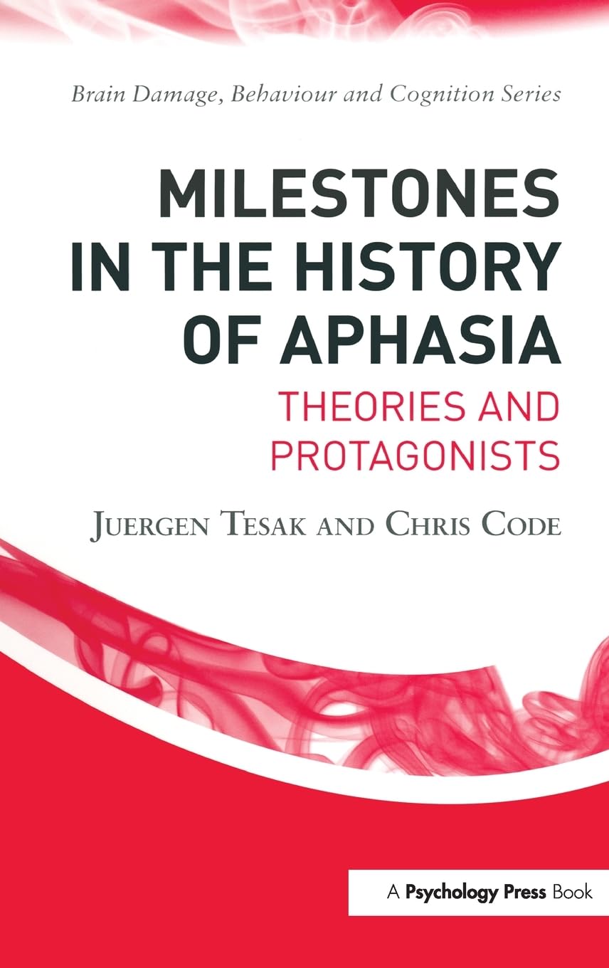 Milestones in the History of Aphasia: Theories and Protagonists (Brain Damage, Behaviour, and Cognition: Developments in Clinical Psychology) Medicine