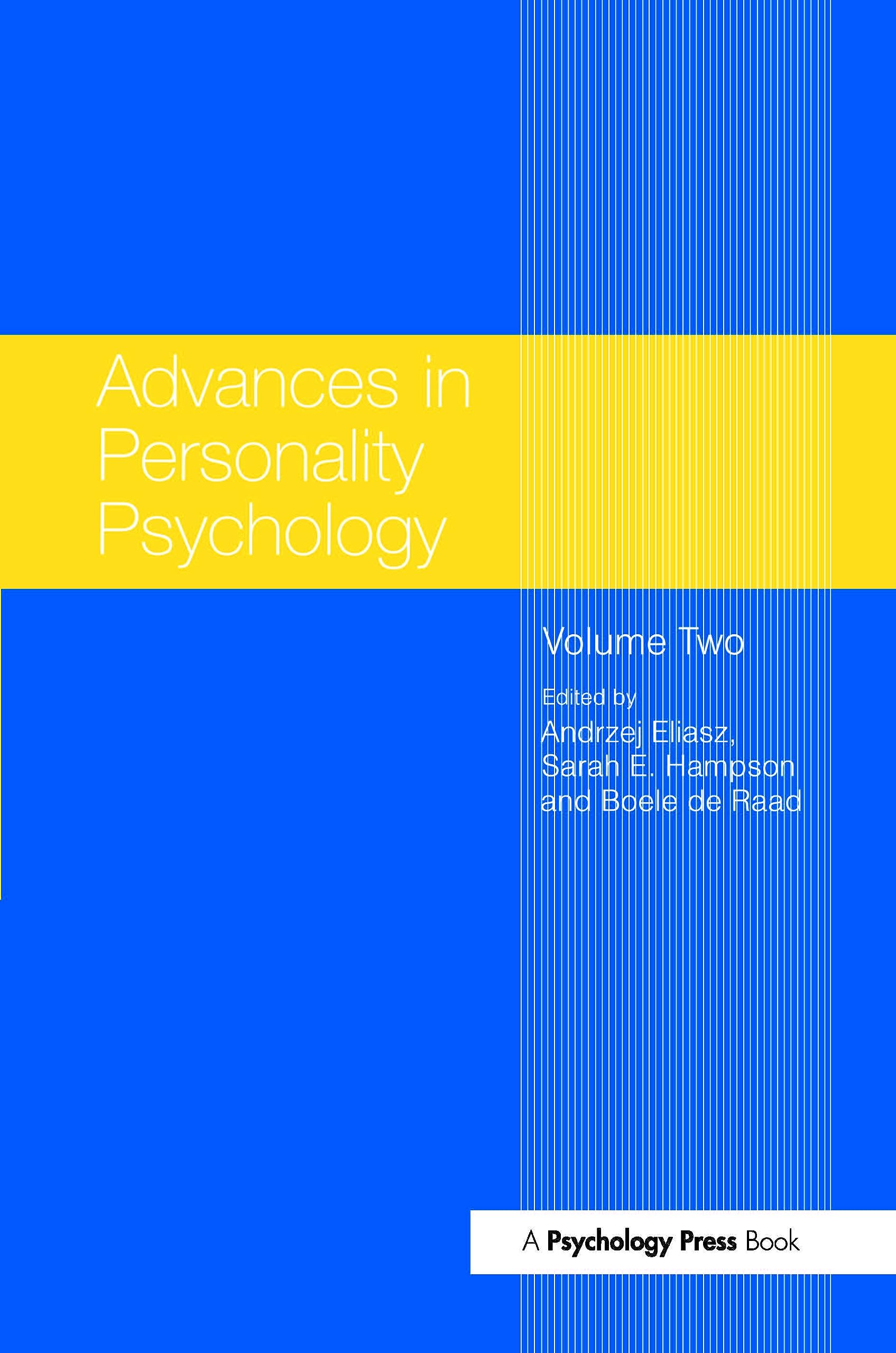 Advances in Personality Psychology Psychology