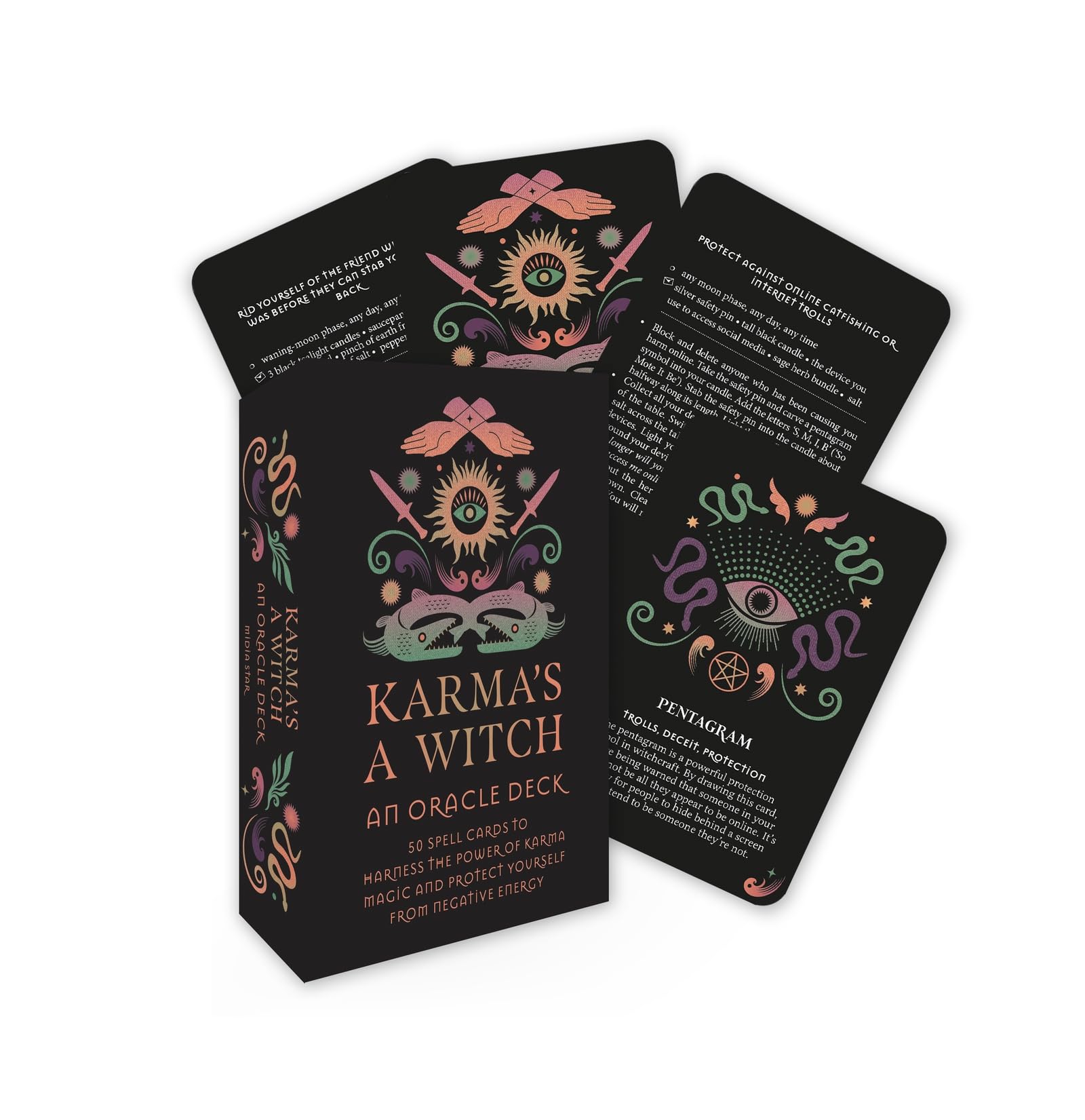 Karma's a Witch: An Oracle Deck: 50 spell cards to harness the power of karma magic and protect yourself from negative energy Religion & Esotericism
