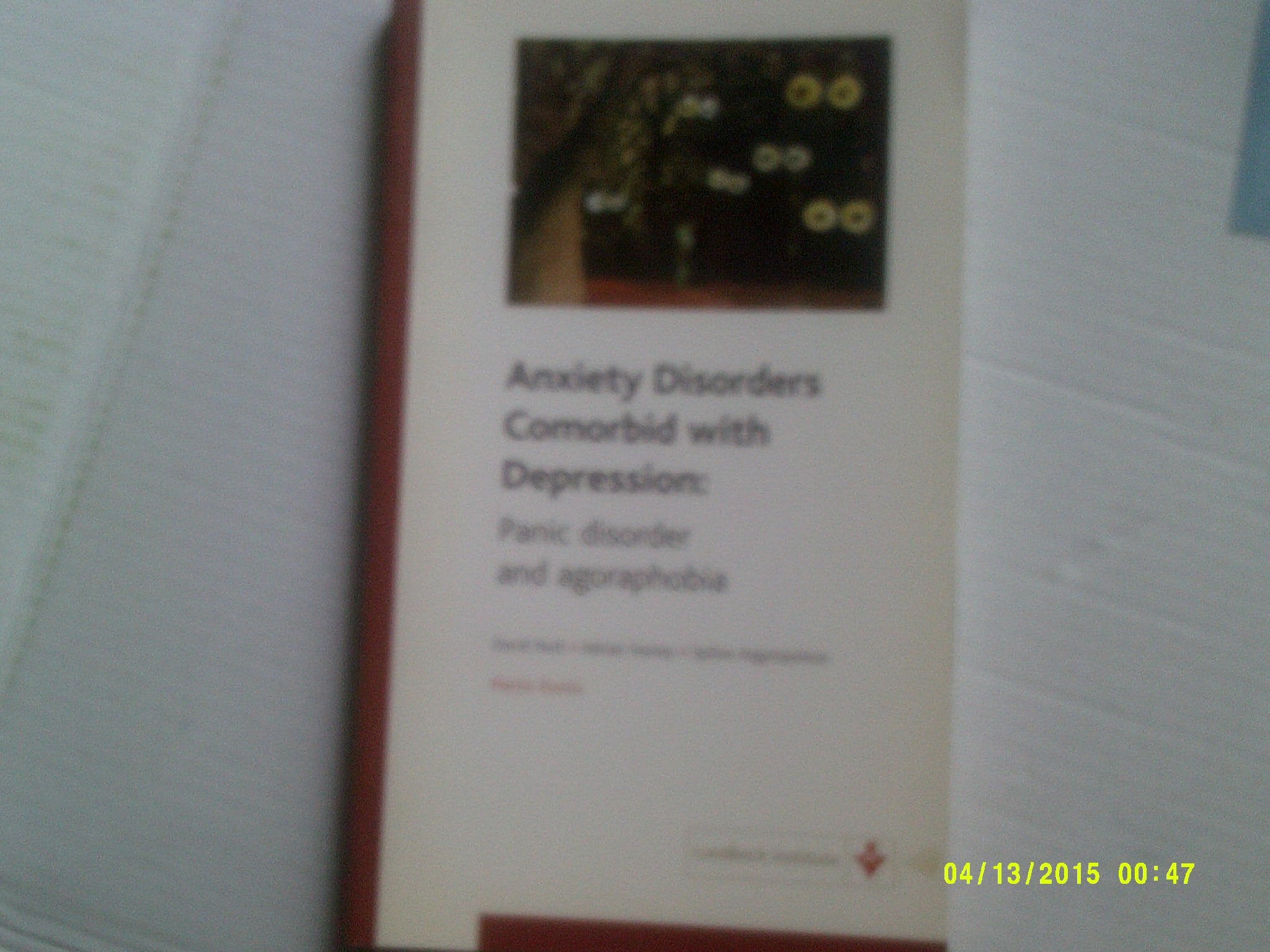 Anxiety Disorders Comorbid With Depression book