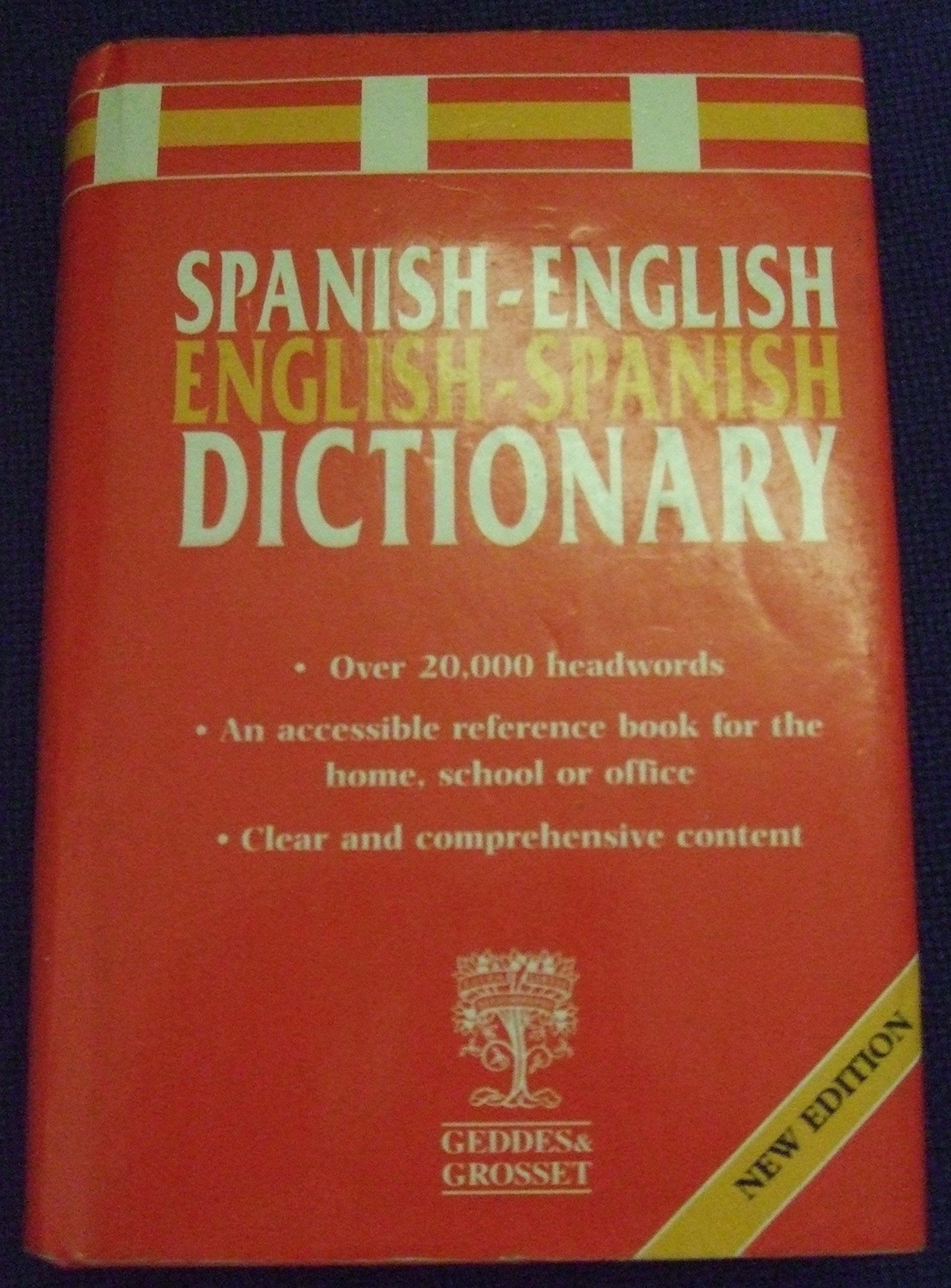Spanish - English, English - Spanish Dictionary Books