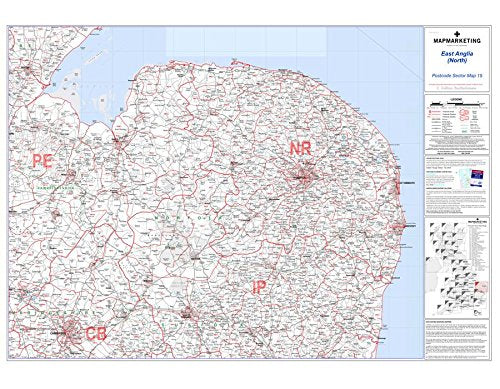 Product Image: East Anglia (North) (Map Marketing Postcode Sector Map S., Band 15)