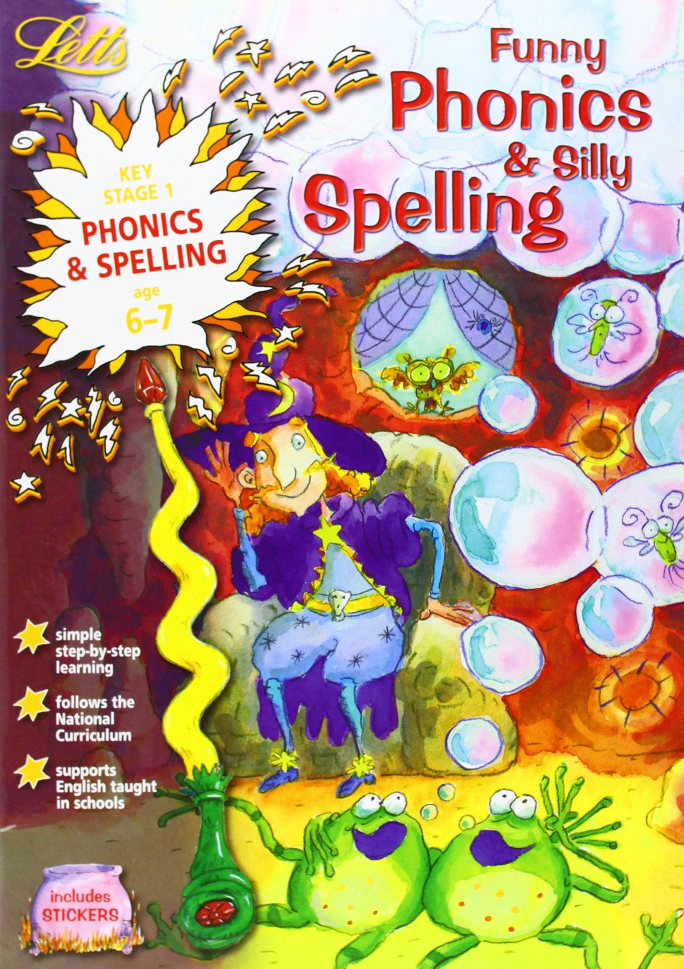 Funny Phonics and Silly Spelling Age 6-7 (Letts Magical Skills) Education & Training