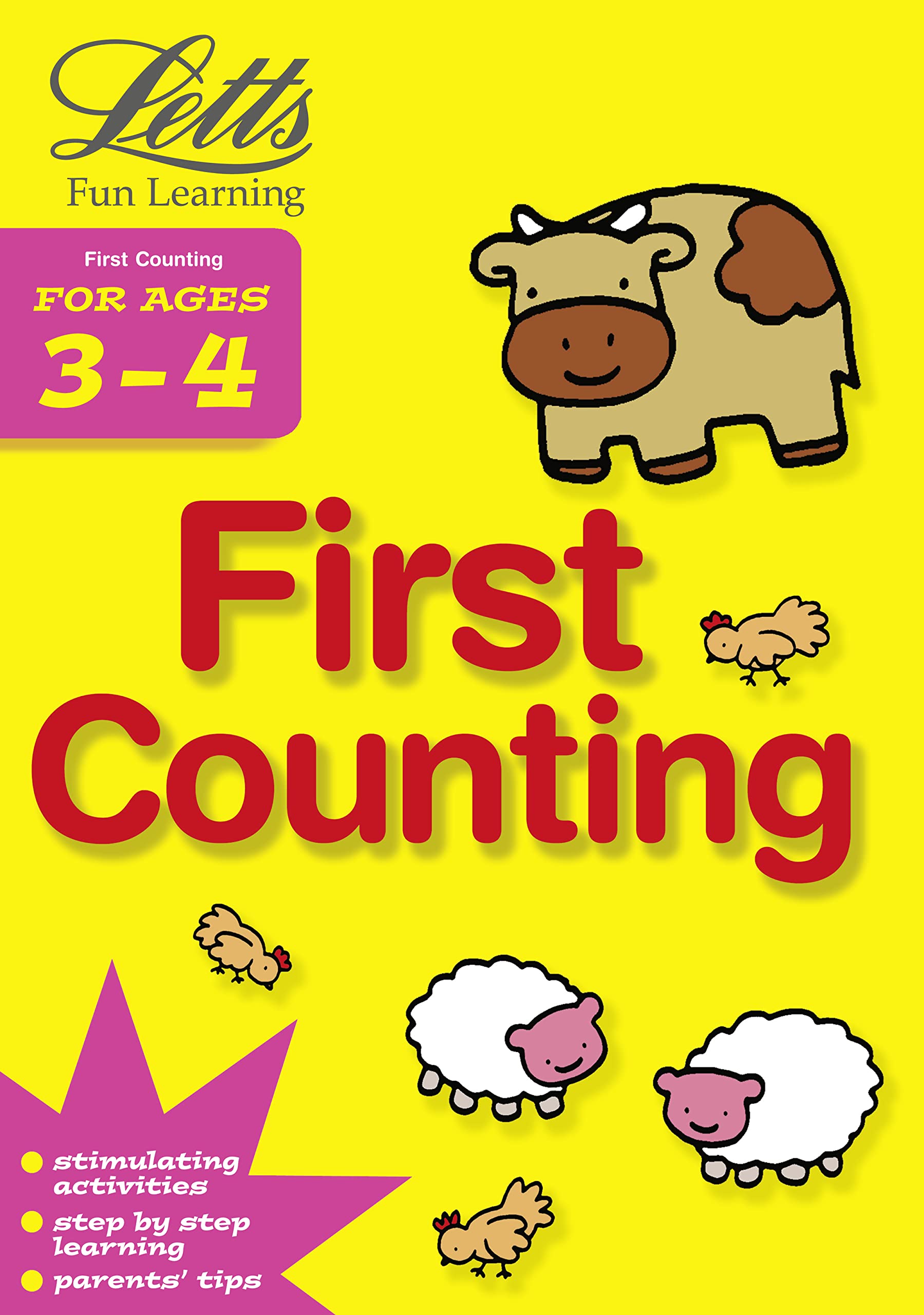 First Counting Age 3-4 (Letts Fun Learning) Professional & Reference Books
