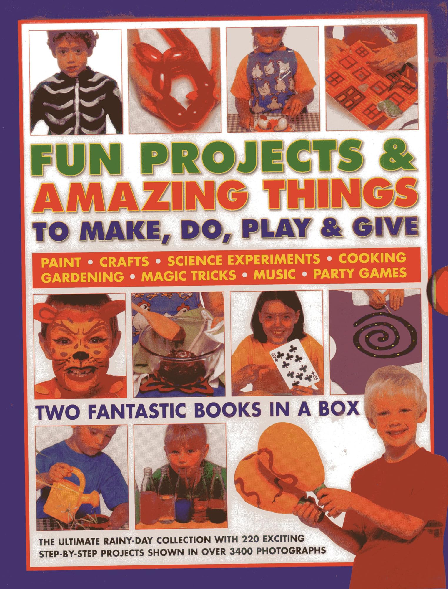 Fun Projects & Amazing Things to Make, Do, Play & Give: Two Fantastic Books in a Box: The Ultimate Rainy-Day Collection with 220 Exciting ... Projects Shown in Over 3000 Photographs Tiptoi & Games
