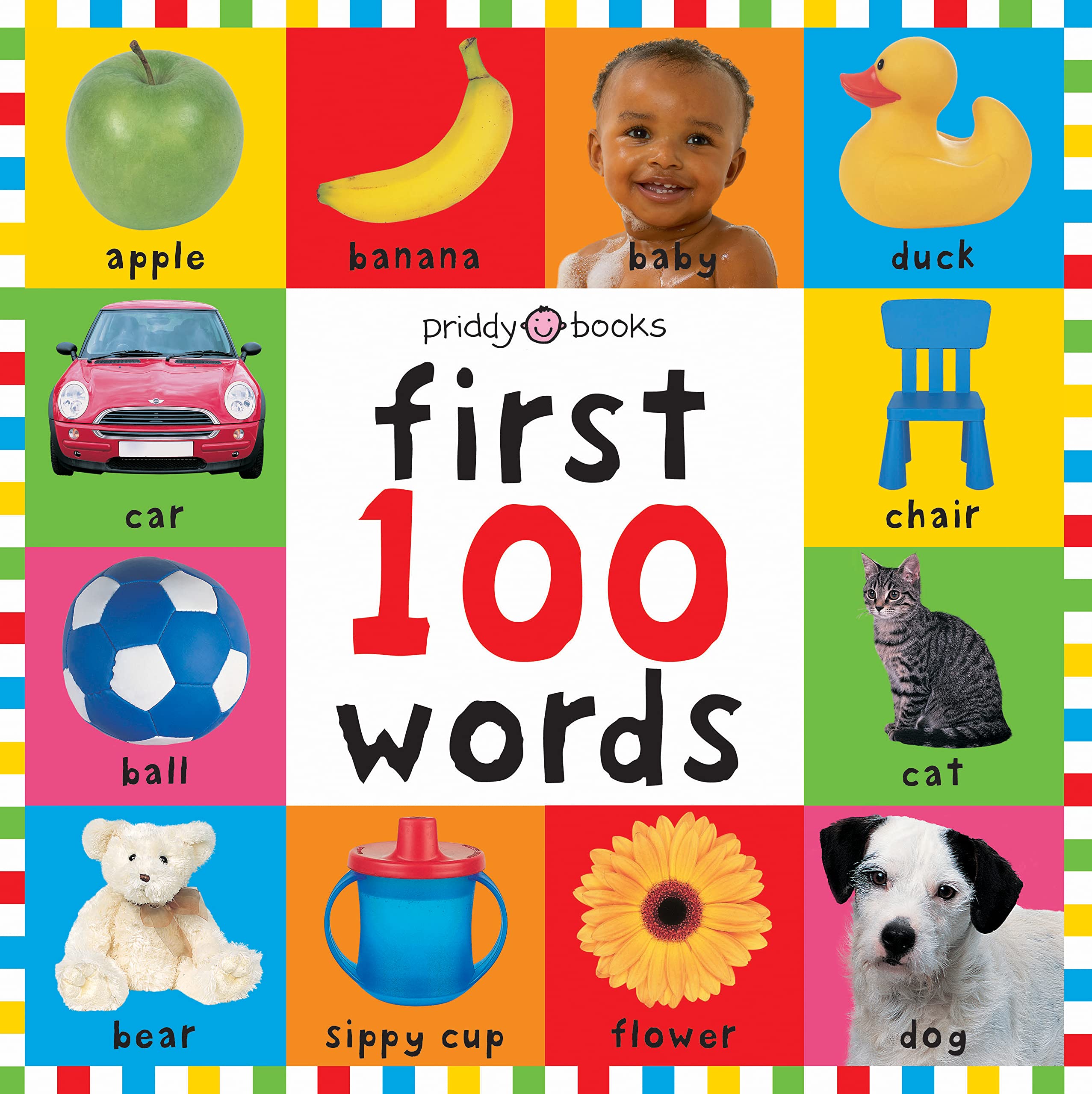 First 100 Words: A first words book for babies and toddlers (First 100 Board Books) Foreign Languages ​​& Dictionaries