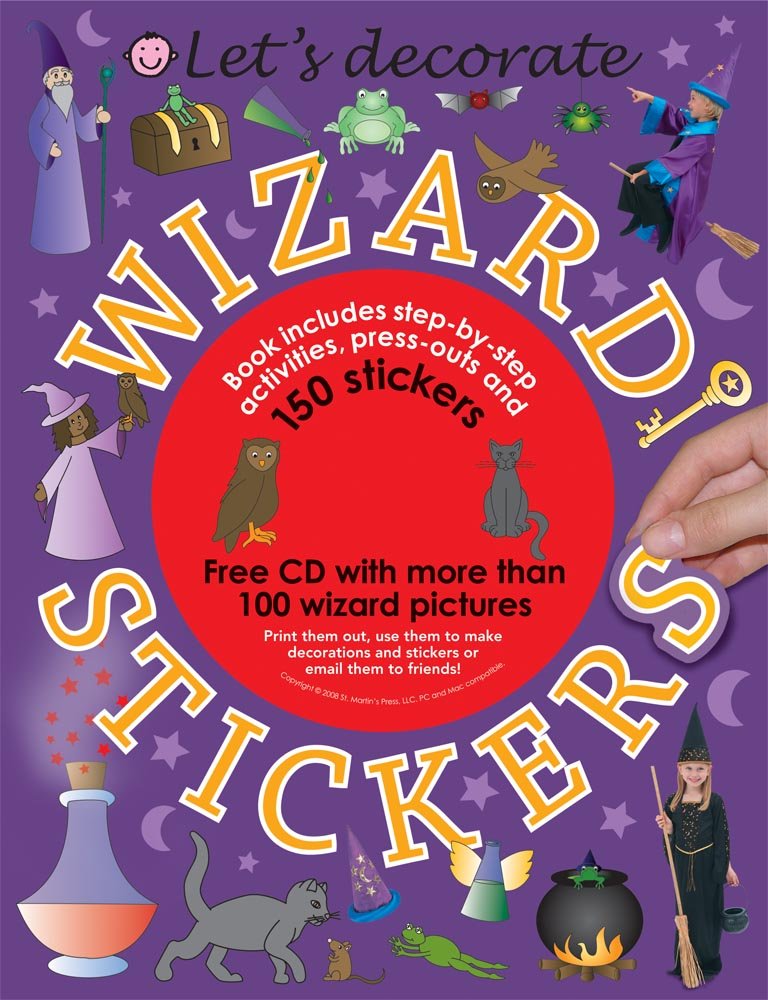 Let's Decorate Wizard Stickers Tiptoi & Games