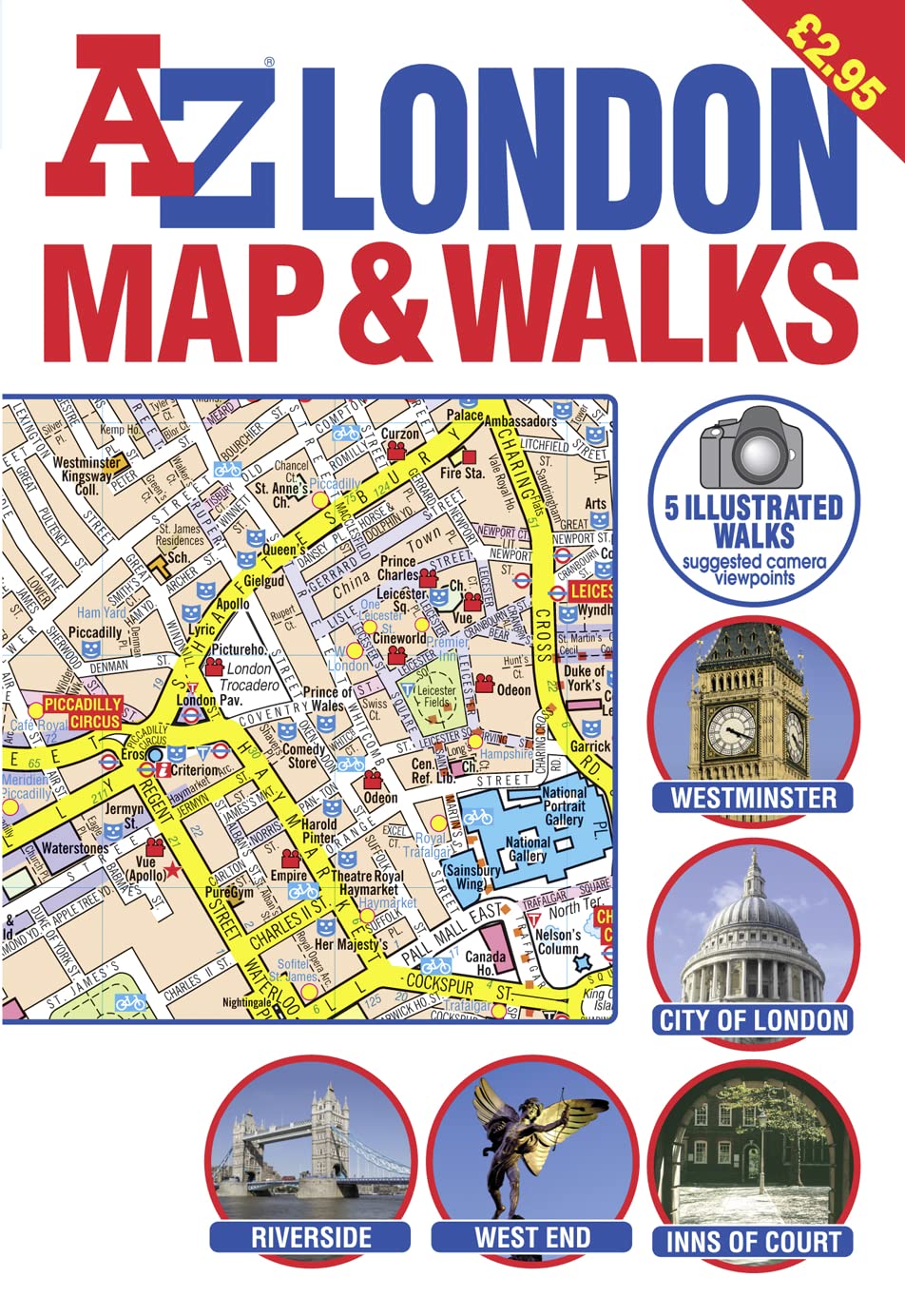 London A-Z Map and Walks (Street Maps & Atlases S.) Leisure, Home & Garden