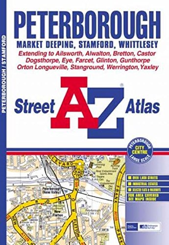 A-Z Peterborough Street Atlas book