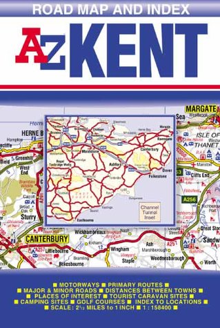 Kent Road Map (A-Z Road Maps & Atlases) Maps & Plans
