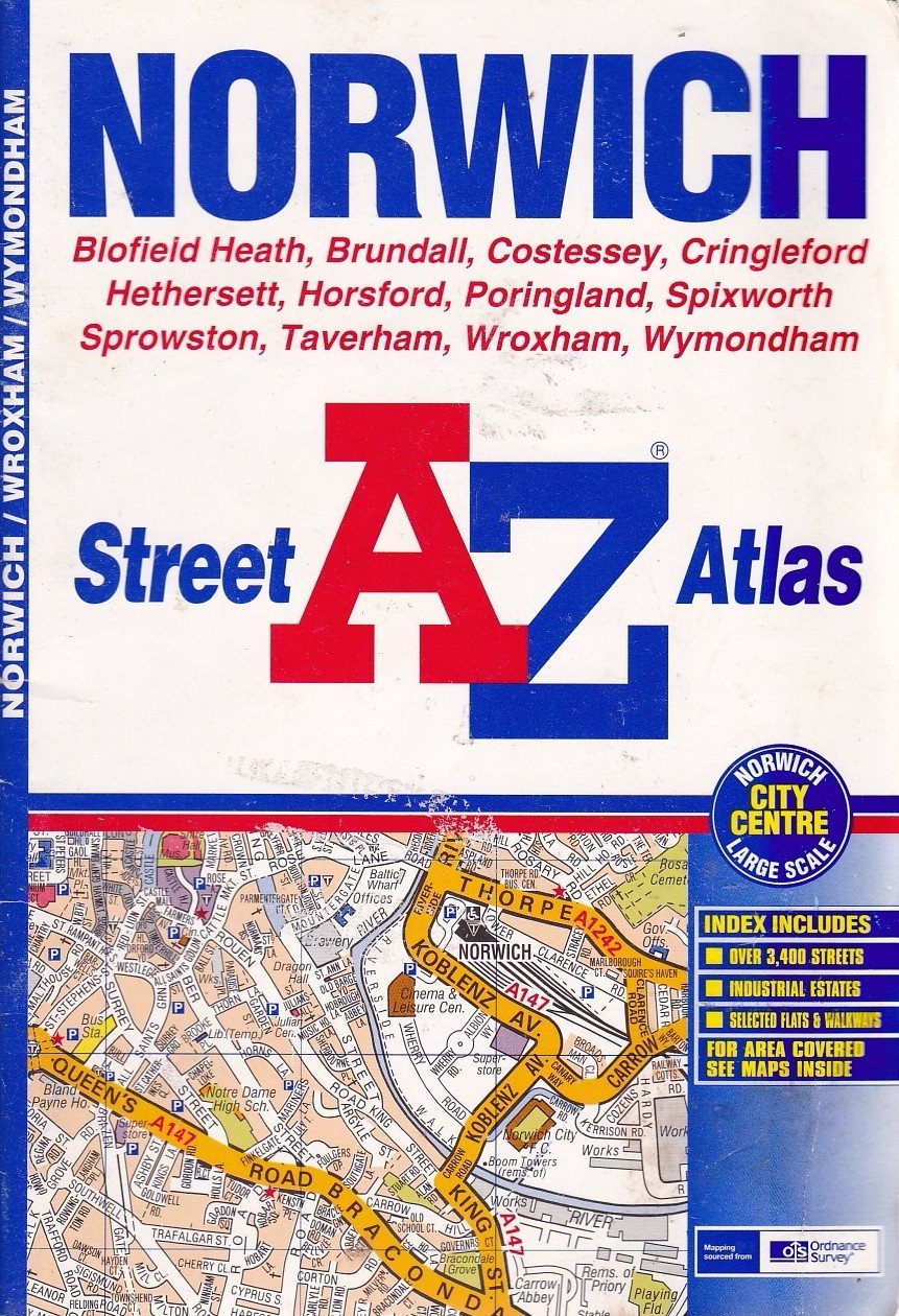 A-Z Norwich Street Atlas (Street Maps & Atlases S.) Leisure, Home & Garden