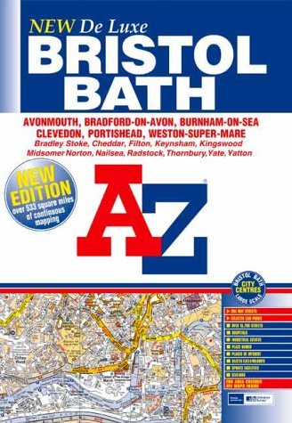 A-Z Bristol and Bath Deluxe Street Atlas (Street Maps & Atlases S.) Leisure, Home & Garden