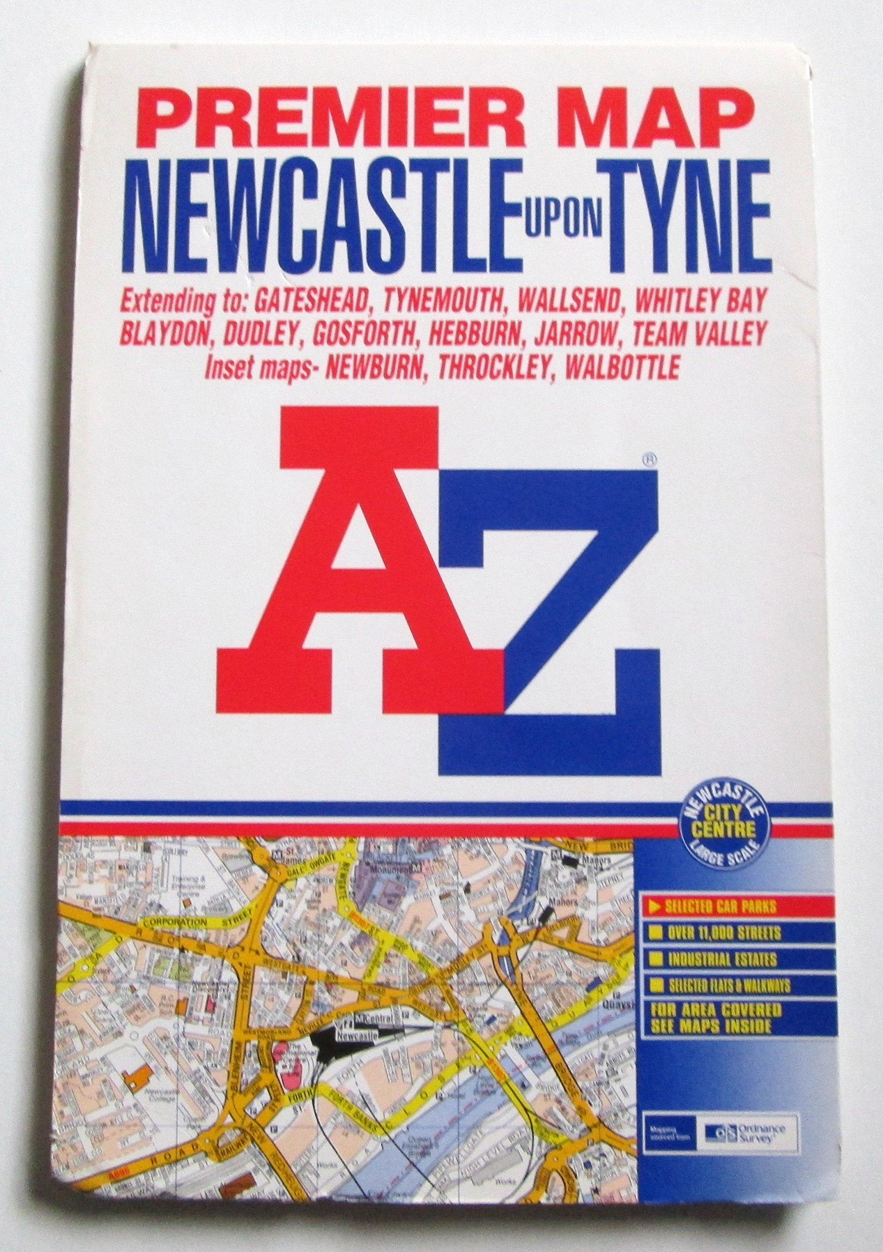 Newcastle Premier Street Map book