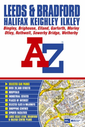 Leeds and Bradford Street Atlas book
