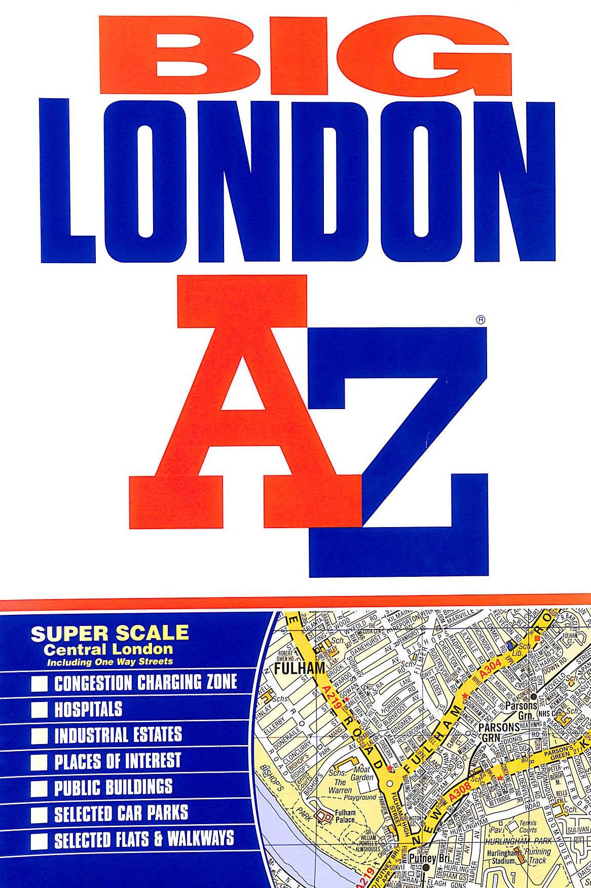 Big London Street Atlas Leisure, Home & Garden