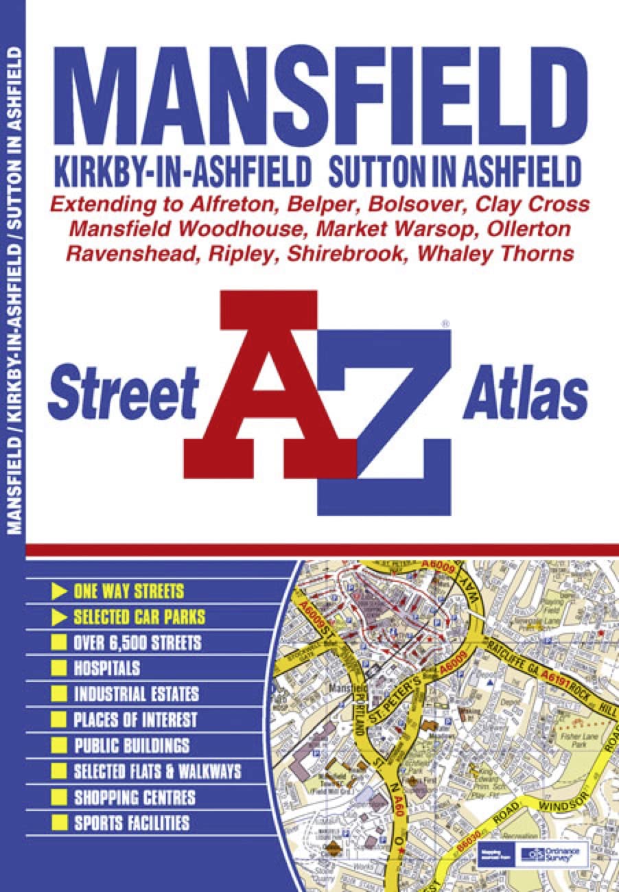 Mansfield A-Z Street Atlas Leisure, Home & Garden