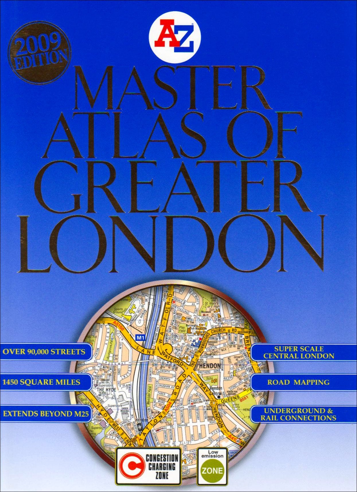 Master Atlas of Greater London (A-Z Street Atlas) Leisure, Home & Garden