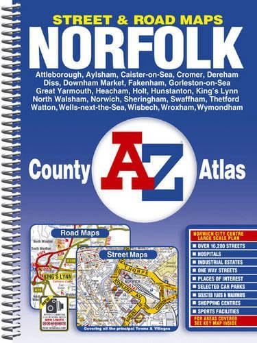 Norfolk County Atlas (A-Z Street Atlas) Leisure, Home & Garden