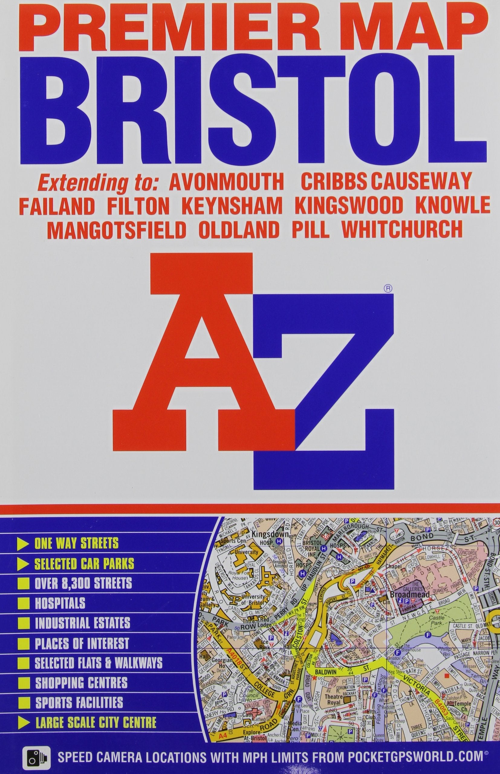 Bristol Premier Map (A-Z Street Maps & Atlases) Leisure, Home & Garden