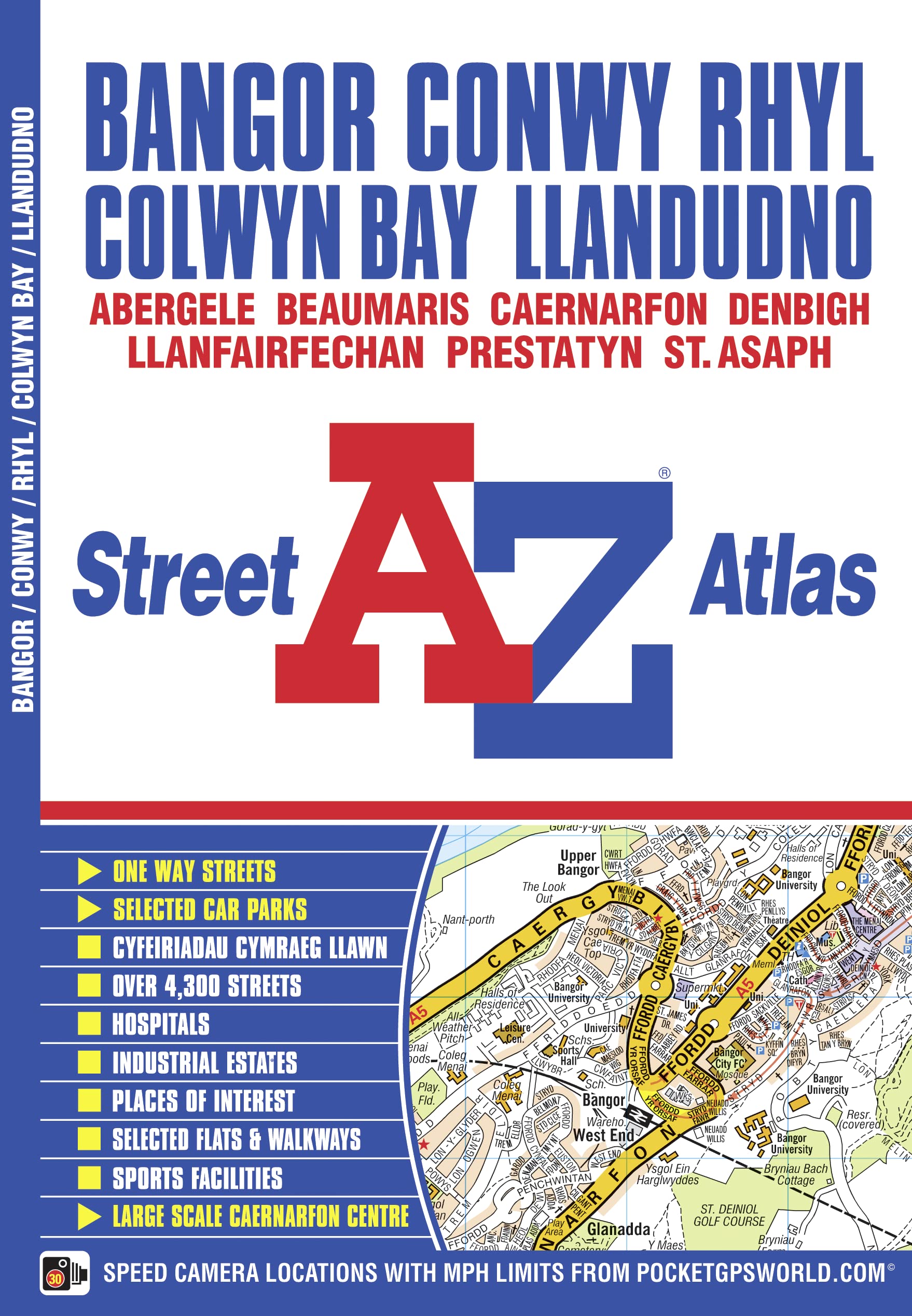 Bangor & Conwy Street Atlas (A-Z Street Atlas S.) Leisure, Home & Garden