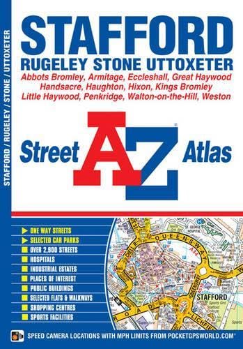 Stafford Street Atlas (A-Z Street Atlas) Leisure, Home & Garden