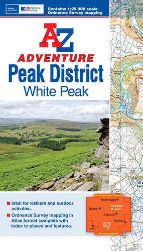 White Peak Adventure Atlas (A-Z Adventure Atlas) Leisure, Home & Garden