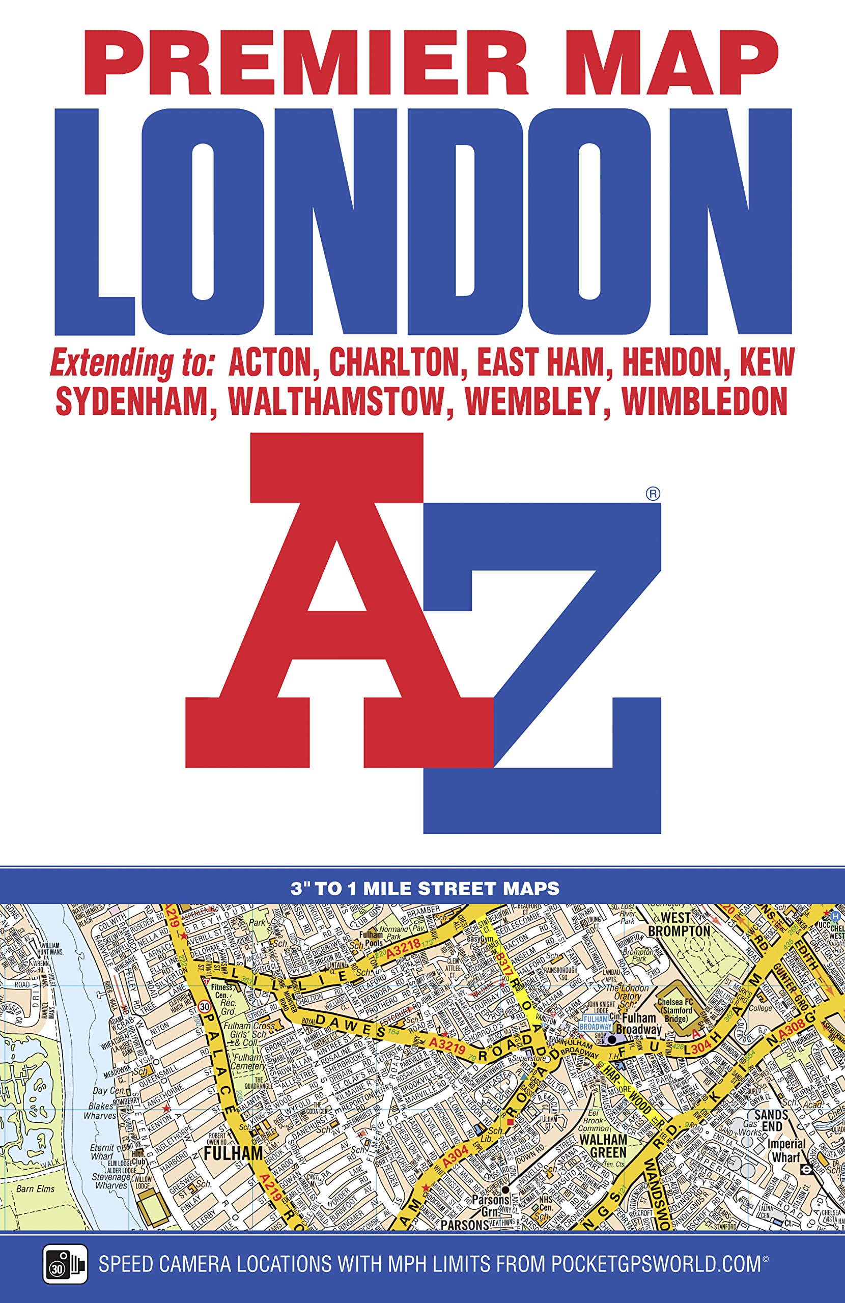 London A-Z Premier Map (A-Z Premier Street Maps) Geology & Geography