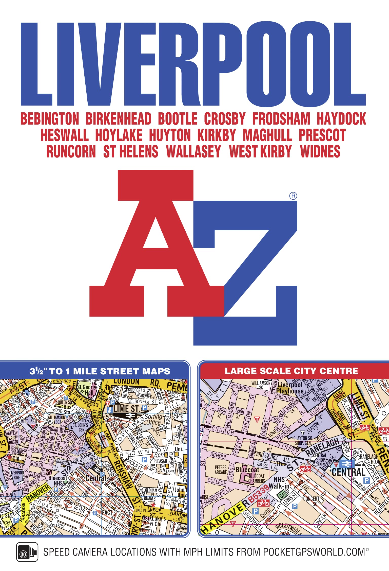 Liverpool A-Z Street Atlas (paperback) book