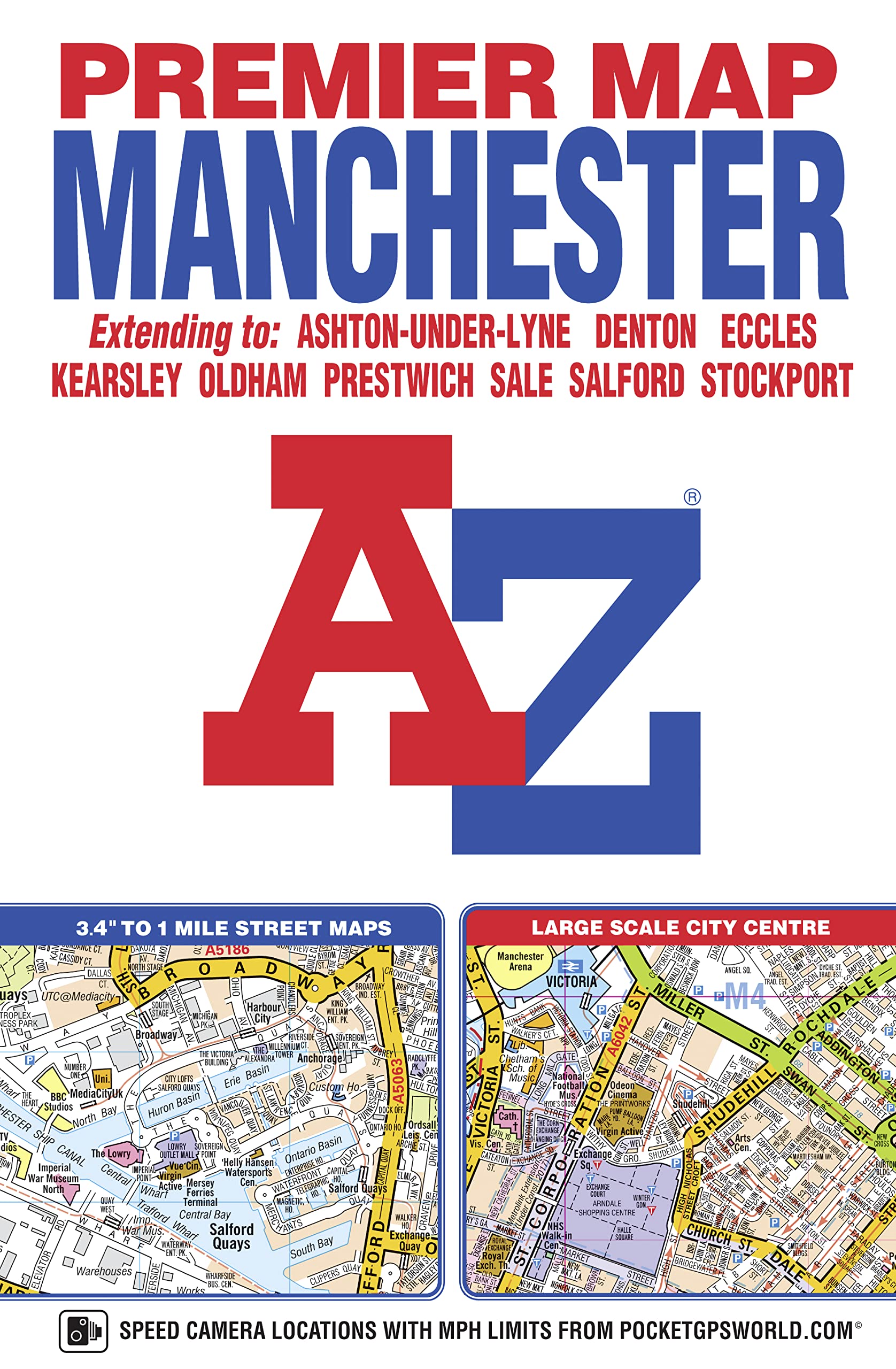 Manchester Premier Map (A-Z Premier Street Maps) Geology & Geography