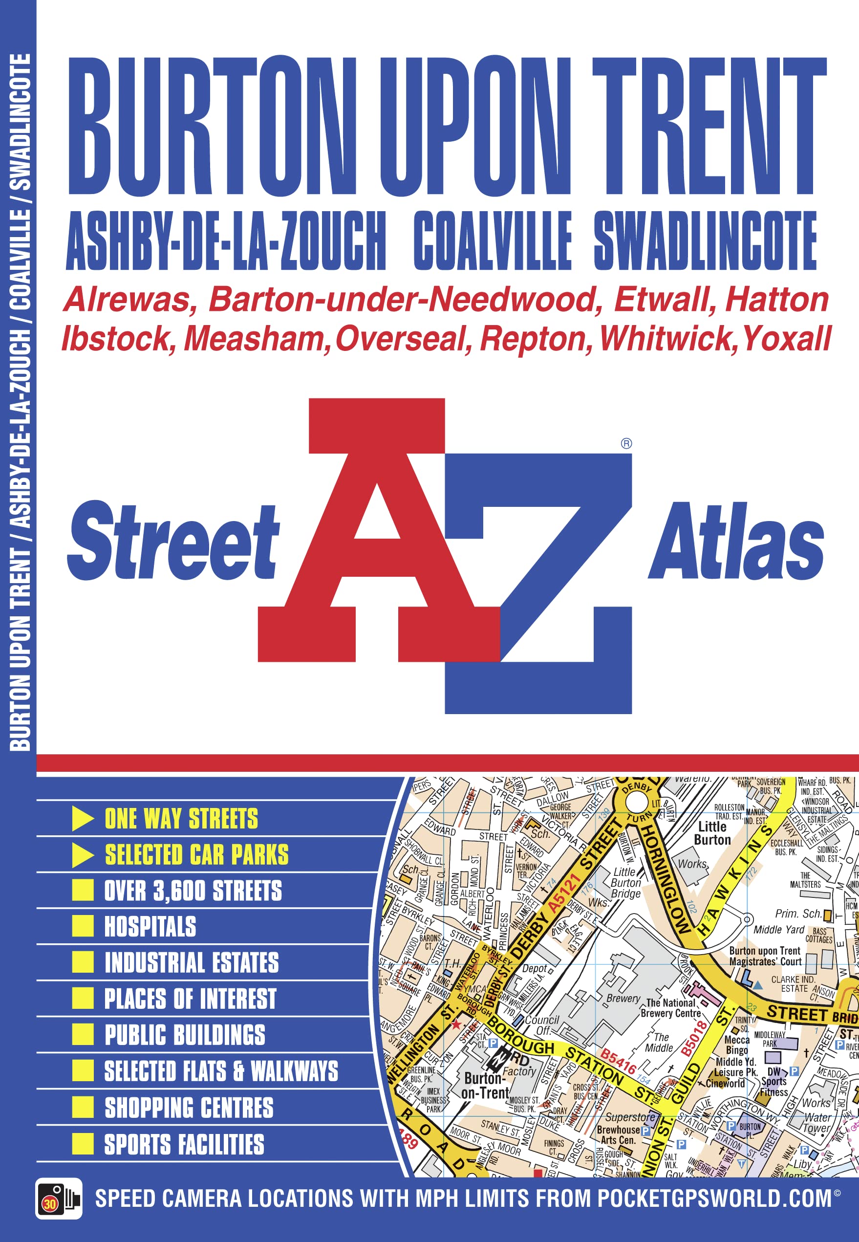 Burton upon Trent A-Z Street Atlas Leisure, Home & Garden