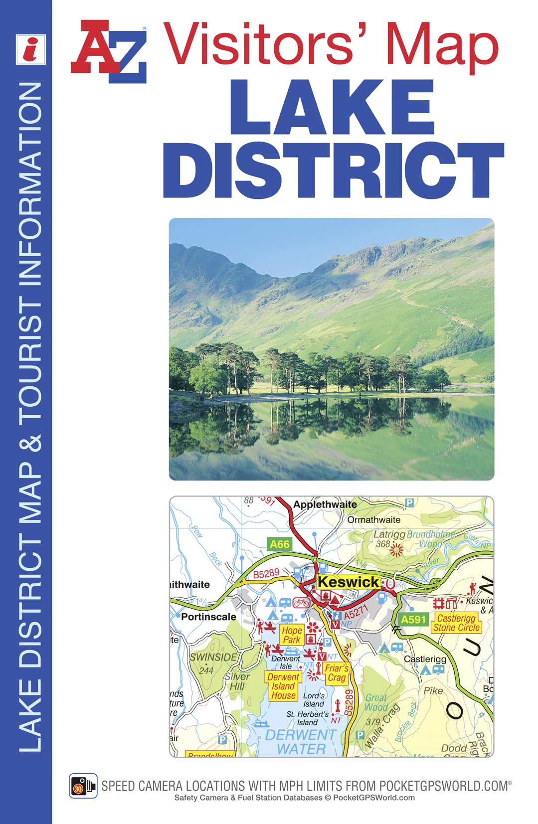 Lake District Visitors Map (A-Z Visitors Map) Leisure, Home & Garden