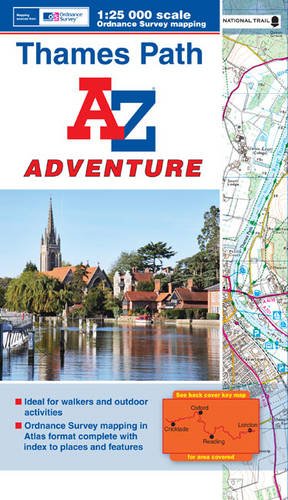 Thames Path Adventure Atlas (A-Z Adventure Atlas) Leisure, Home & Garden